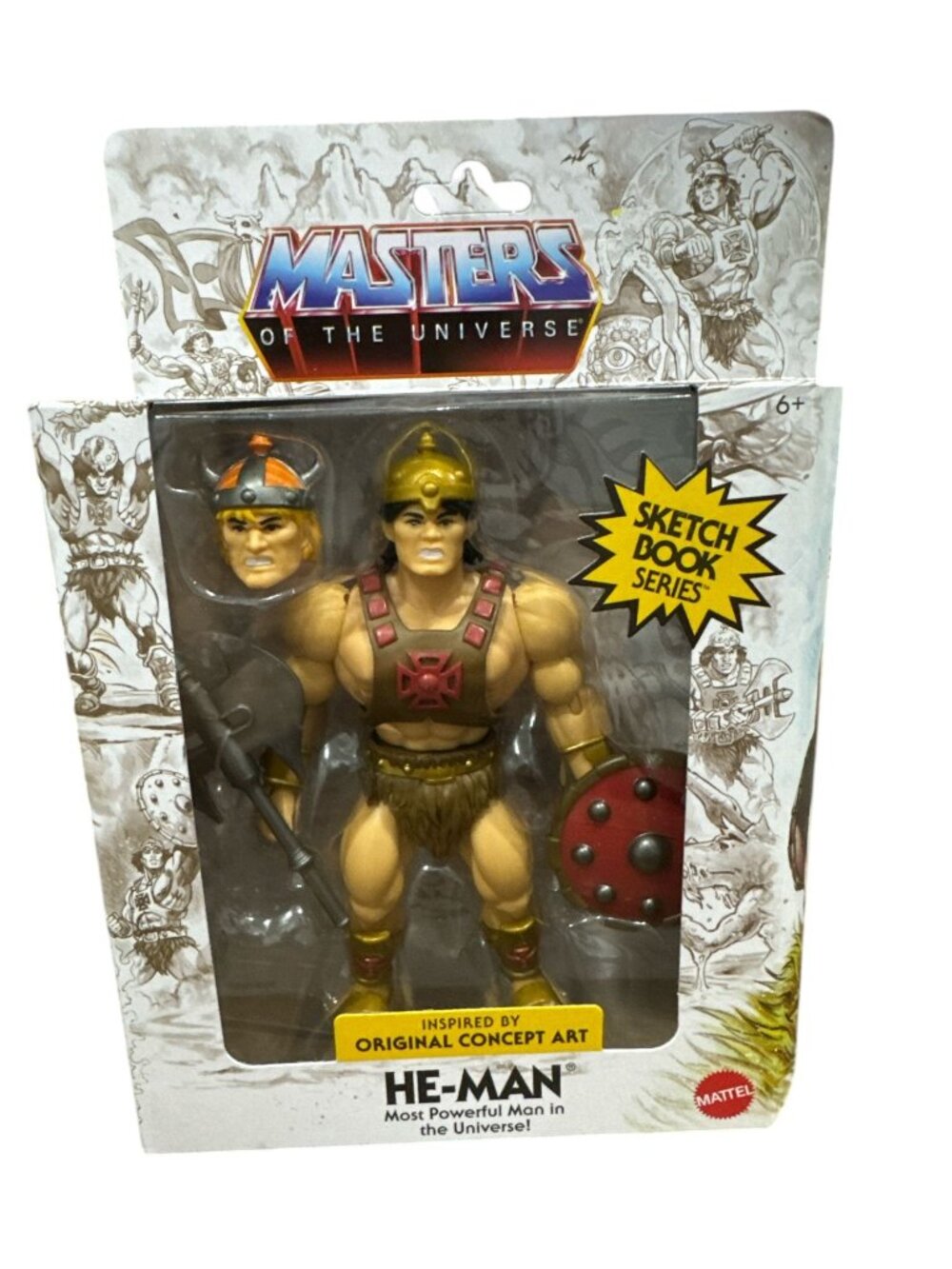 Masters Of The Universe He-Man Sketchbook Series Action Figure Inspired By Origi